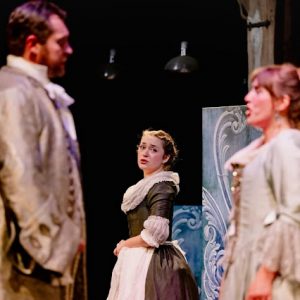 Mozart & Da Ponte admirably reinvented for a small stage: Wild Arts intimate & vividly engaging account of Mozart’s The Marriage of Figaro at Layer Marney Tower