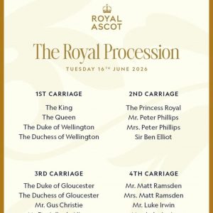 Royal Ascot: Three Cheers for the King and Queen as They Board the Ascot Landau Carriage