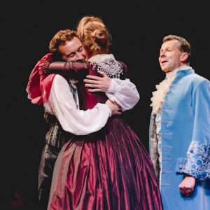 Mozart & Da Ponte admirably reinvented for a small stage: Wild Arts intimate & vividly engaging account of Mozart’s The Marriage of Figaro at Layer Marney Tower